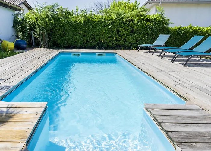 Jolie Maison Landaise Avec Piscine Labenne